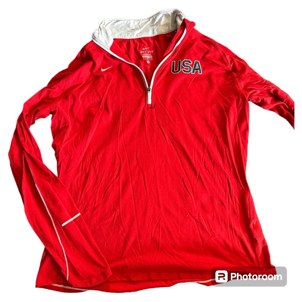USA quarter zip long sleeve